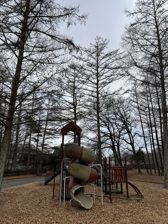 【御代田町🇯🇵】駐車場無料！遊具もあり広々遊べる公園⛲️