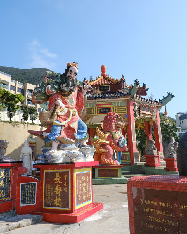 水天一色海邊天后廟