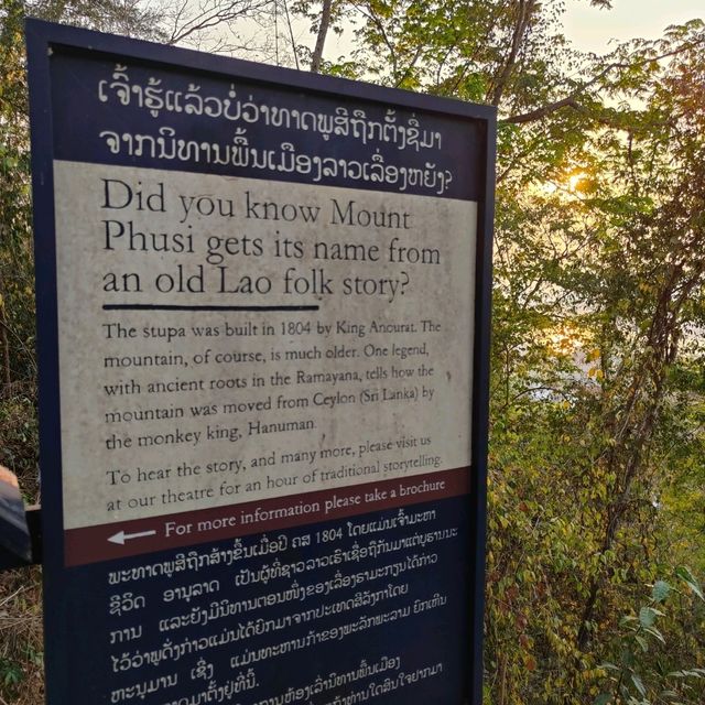 Ascending Through Time: The Legacy of Phousi Mountain