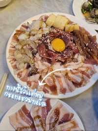 หมูกระทะ ที่มีตำหลวงพระบางอร่อยมากเเม่!.บันทึกไว้