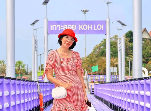 สะพานม่วงลอยน้ำ แลนด์มาร์คใหม่จังหวัดชลบุรี