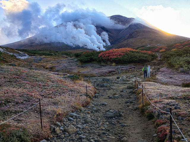 旭岳⛰️🌄をハイキング散歩