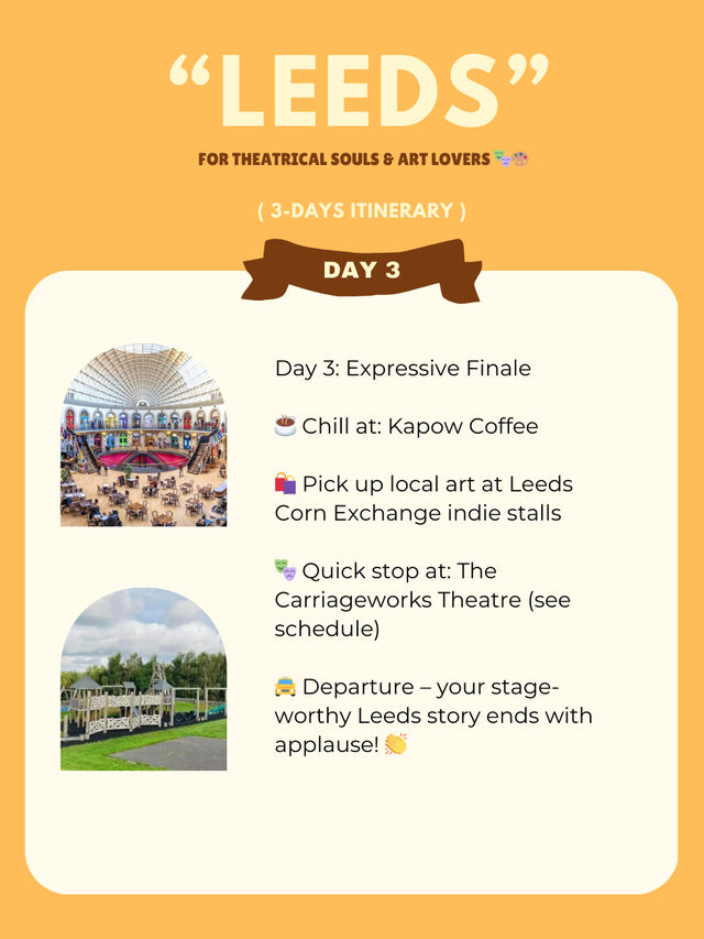 Leeds 3-days itinerary 