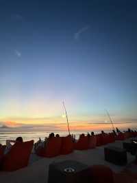 Blissful sunset moment at Gili T