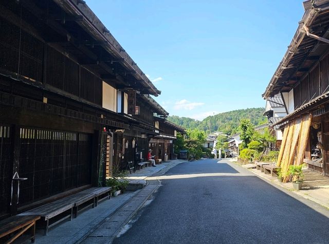 停滯時光的古道驛站〔妻籠宿〕☁️🕰️