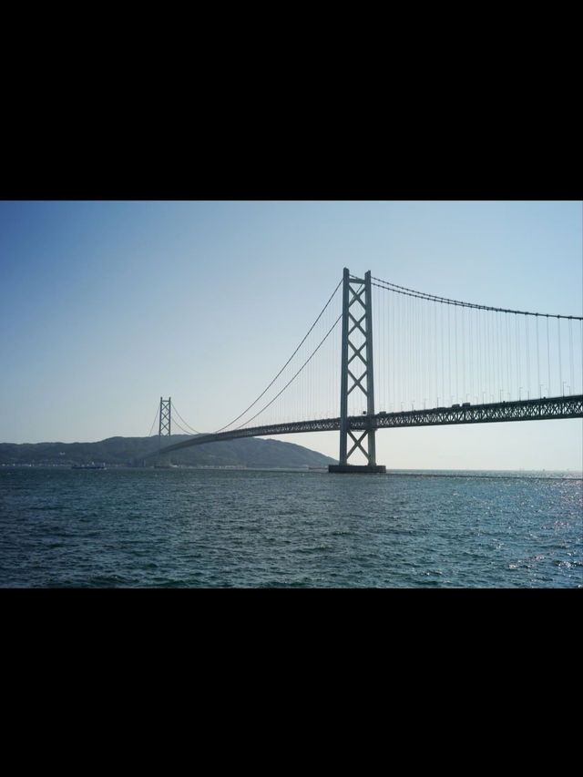 【明石海峡大橋】世界最大級の吊り橋でスケール満点の絶景体験🚗✨