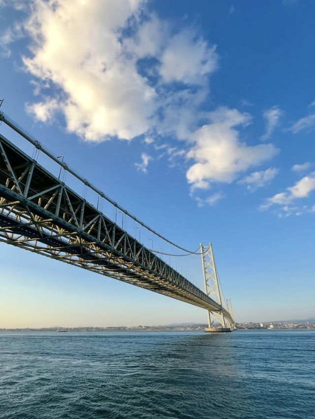 【明石海峡大橋】世界最大級の吊り橋でスケール満点の絶景体験🚗✨