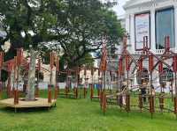Quirky art installations at Empress Lawn