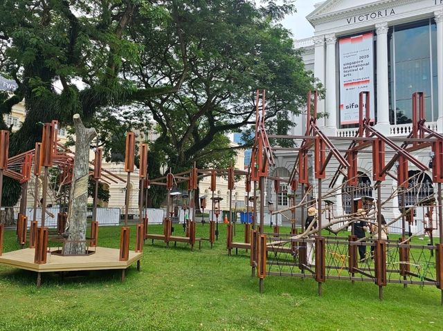 Quirky art installations at Empress Lawn