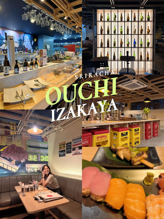 OUCHI IZAKAYA ร้านอาหารญี่ปุ่นเจ๋งๆที่ ศรีราชา