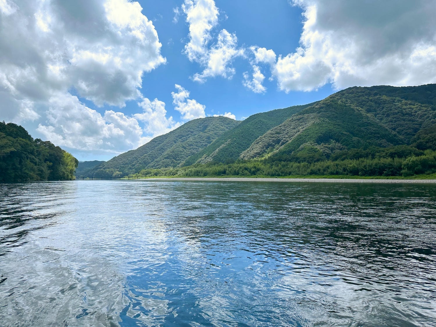 Shikoku's Serene River Journey | Yakatabune Cruise on Shimanto River and Sada Submersible Bridge