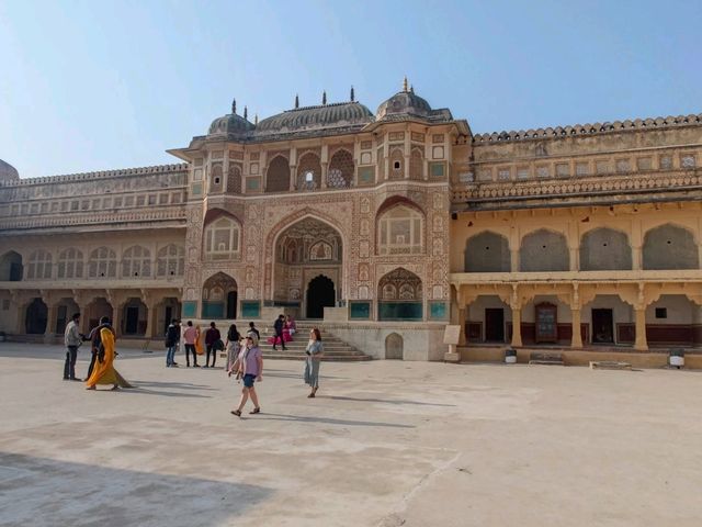 金黃山城中的摩揭陀傳奇#琥珀堡（Amber Fort）-印度捷布 (Jaipur)