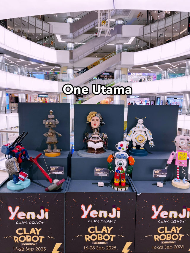 Discover One Utama: A Modern Mega Mall Featuring an Impressive Clay Robot Exhibition