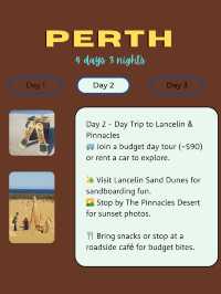 4days in Perth on a Budget💸