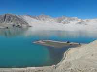 The Blue Tear of the Pamirs — White Sand Lake