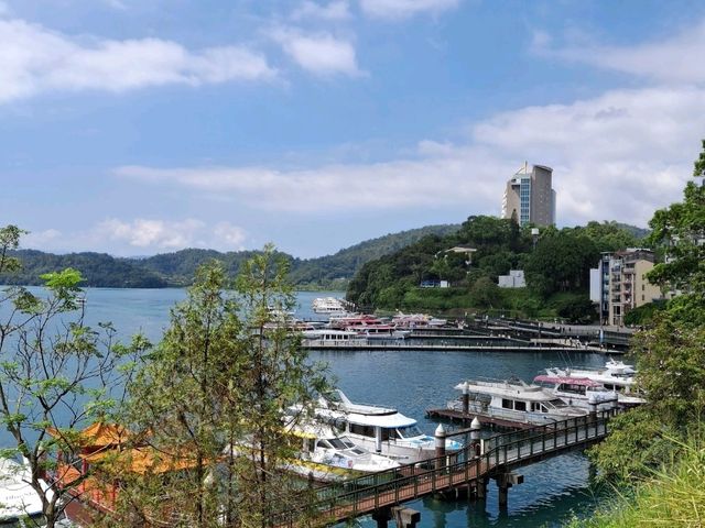 The Great Shuishe Pier in Sun Moon Lake area, Nantou County, Taiwan