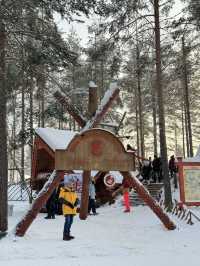 SANTA CLAUS VILLAGE — MAGICAL MORNING VIEW IN WINTER ❄️🌅🎅