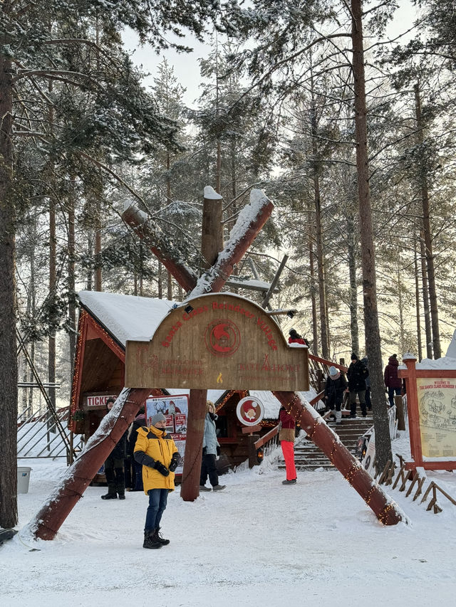 SANTA CLAUS VILLAGE — MAGICAL MORNING VIEW IN WINTER ❄️🌅🎅