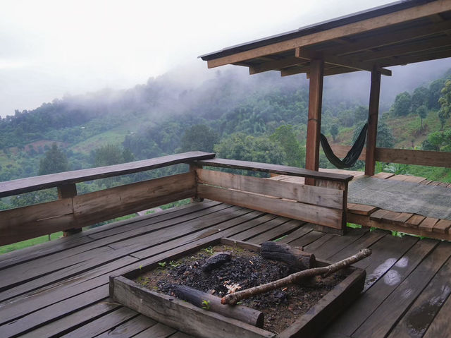 แม่จอกเดอกว่าฉ่าโอมสเตย์ อ.แม่แตง จ.เชียงใหม่