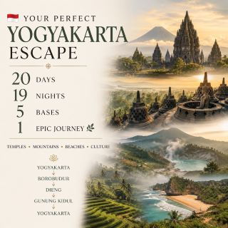 🇮🇩 終極20天爪哇慢旅行行程：日惹、寺廟、高地和海灘