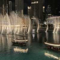Cool urban vibe with fountain view