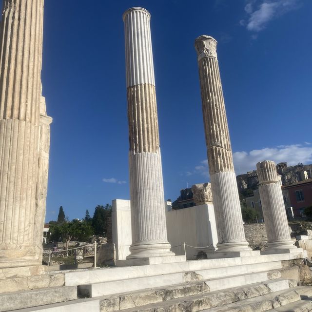 The Stunning Library of Hadrian in Athens