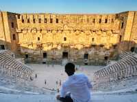 Ancient Roman theatre : Aspendos