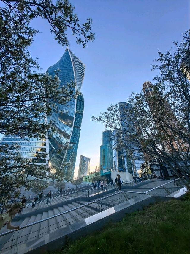 Experience the magic of Moscow City! 