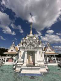 White boat temple - hidden gem in Surat Thani