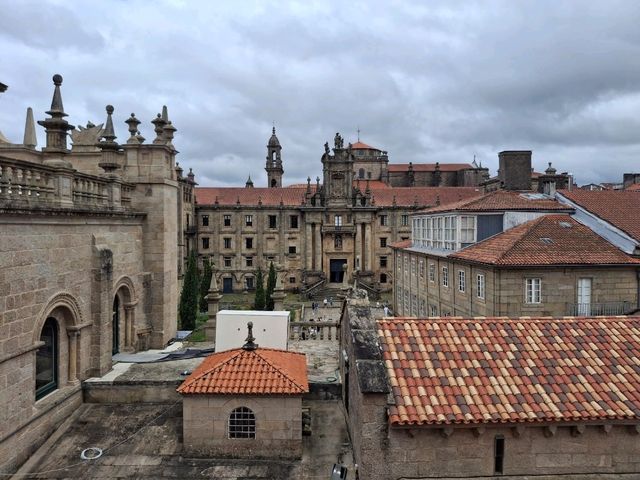 Rooftop tour of the Cathedral of Santiago de Compostela - amazing views of the Cathedral and city