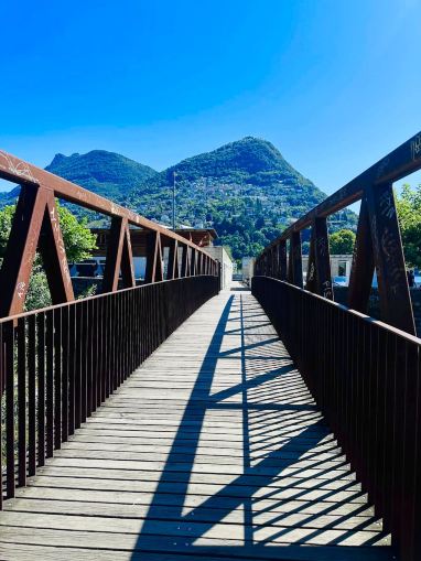 Switzerland's "I LUGANO": A Stunning Lake Straddling Two European Countries.