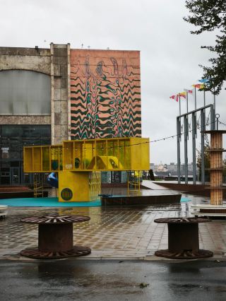 Прогулка по невероятно крутому порту Севкабель в Санкт-Петербурге 🎨🌊