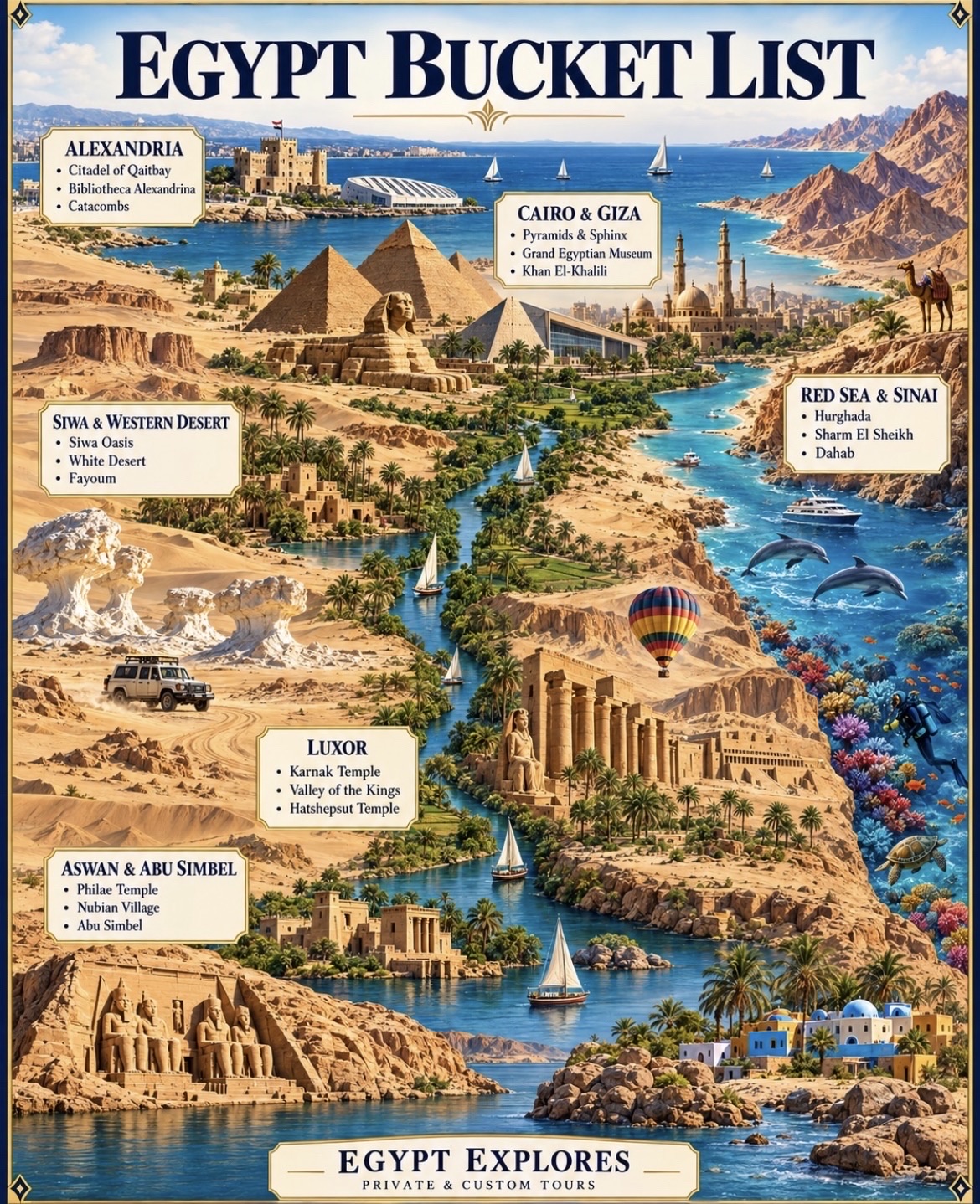 🇪🇬 EGYPT — Where Ancient Wonders Meet the Magic of the Nile
