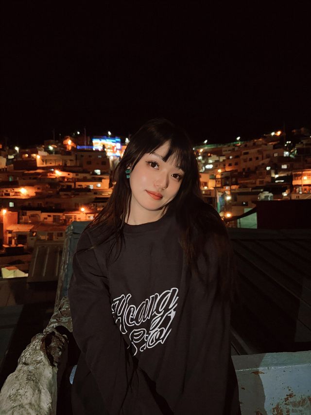 韓國釜山甘川文化村夜景拍攝攻略！