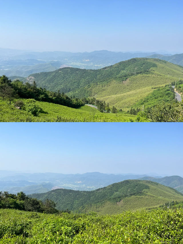 放假待不住 那就去爬山 看日出日落