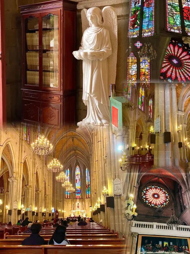 Experience European and American architectural styles at the Sacred Heart Cathedral in Guangzhou
