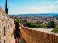 Walk Along Girona’s Ancient City Walls in Spain 🇪🇸