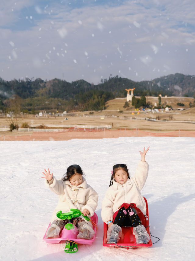 杭州小土豆，風之谷嬉雪，萌娃的快樂天堂！