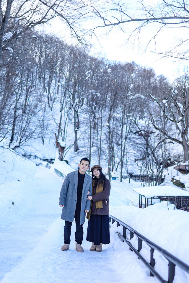 誤入童話世界北海道羊蹄山下的名水公園