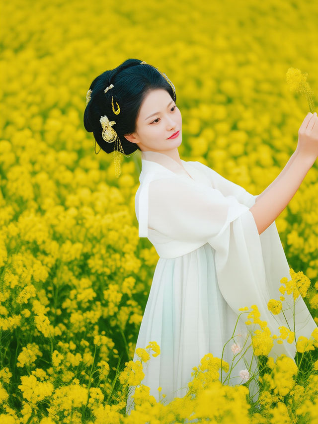 在騰衝｜掉進了油畫般的春天裡 油菜花好美