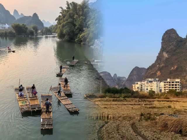 邂逅桂林日落，闖入人間嘅橘色夢境