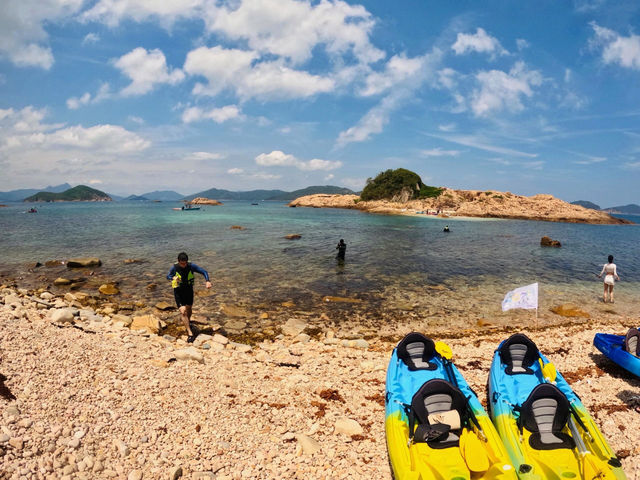 香港綠蛋島：獨木舟探險樂園