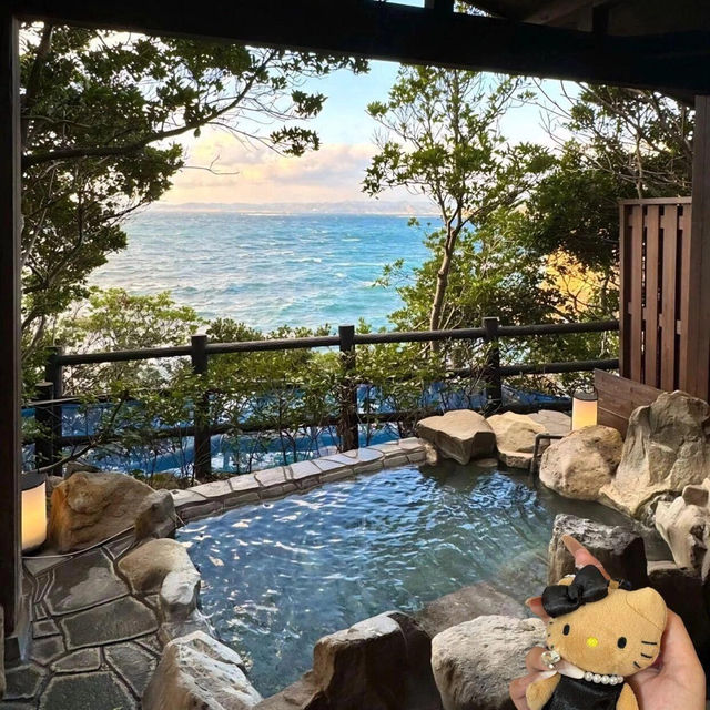 伊豆🌊原來漫畫裡的海景溫泉真的存在！白濱海舟酒店美到窒息！