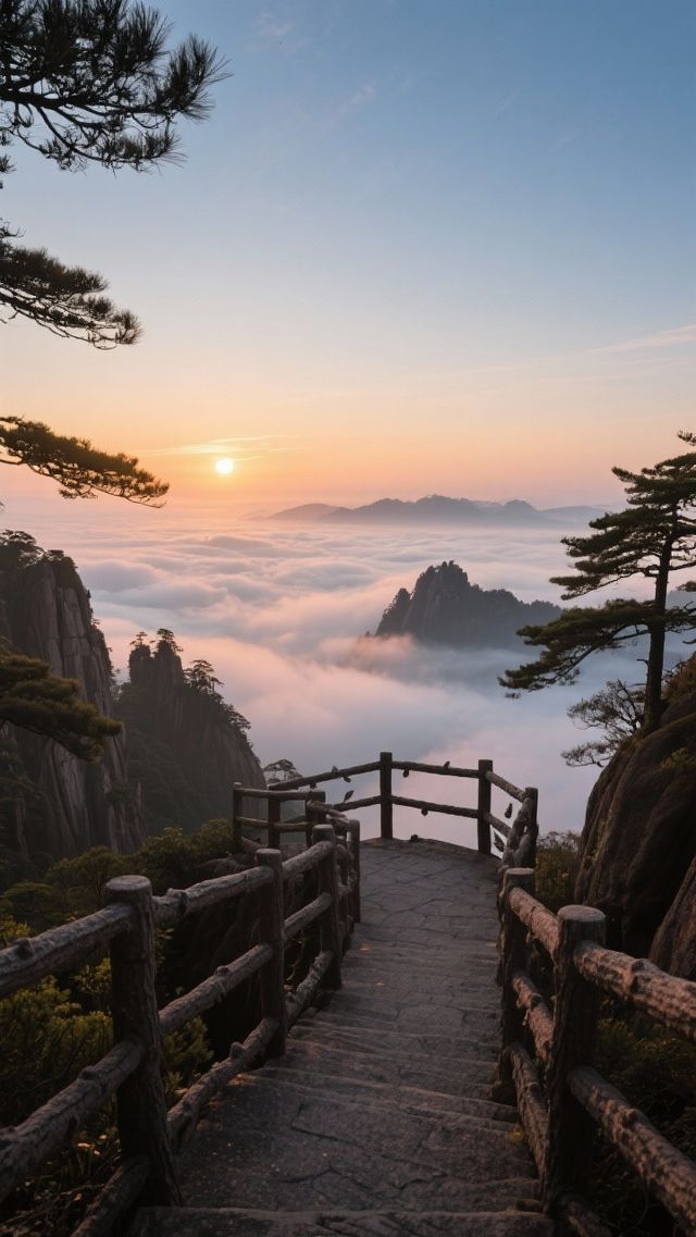 安徽九華山，中國四大佛教名山之一