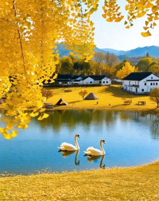 Ginkgo Fairy Tale and Swan Secret Realm | Healing from Nature’s Ecology, Plus Joy for Families and Pets