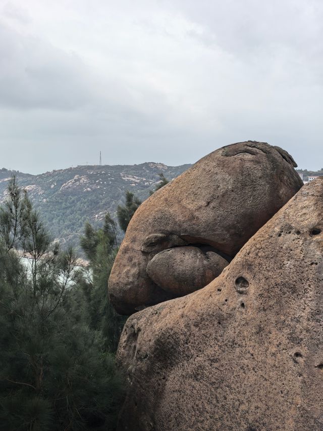 秋日漫步海水不藍的南麂島