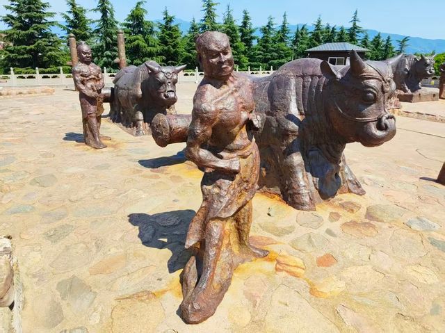 盛唐天下黃河第一橋——蒲津渡鐵牛 盛唐天下黃河第一橋——蒲津渡鐵牛