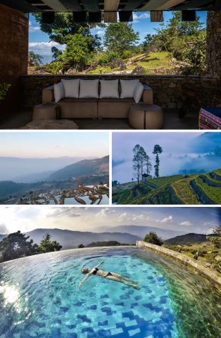 Cuộc phiêu lưu trong lều ở làng Hani: Những thửa ruộng bậc thang và hồ bơi vô cực yêu thích của tôi