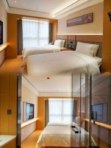 A hidden gem hotel in Pingdu city center! One-stop shopping, dining, and healing sleep experience