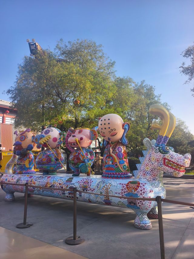 深秋初冬的西安大雁塔半日遊也太愜意了吧！